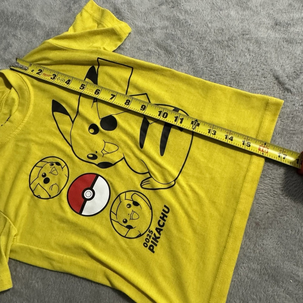 Pokemon Pajamas Set Pikachu Pants T Shirt Shorts Boy Girl 4/5 Black Yellow - Picture 11 of 15